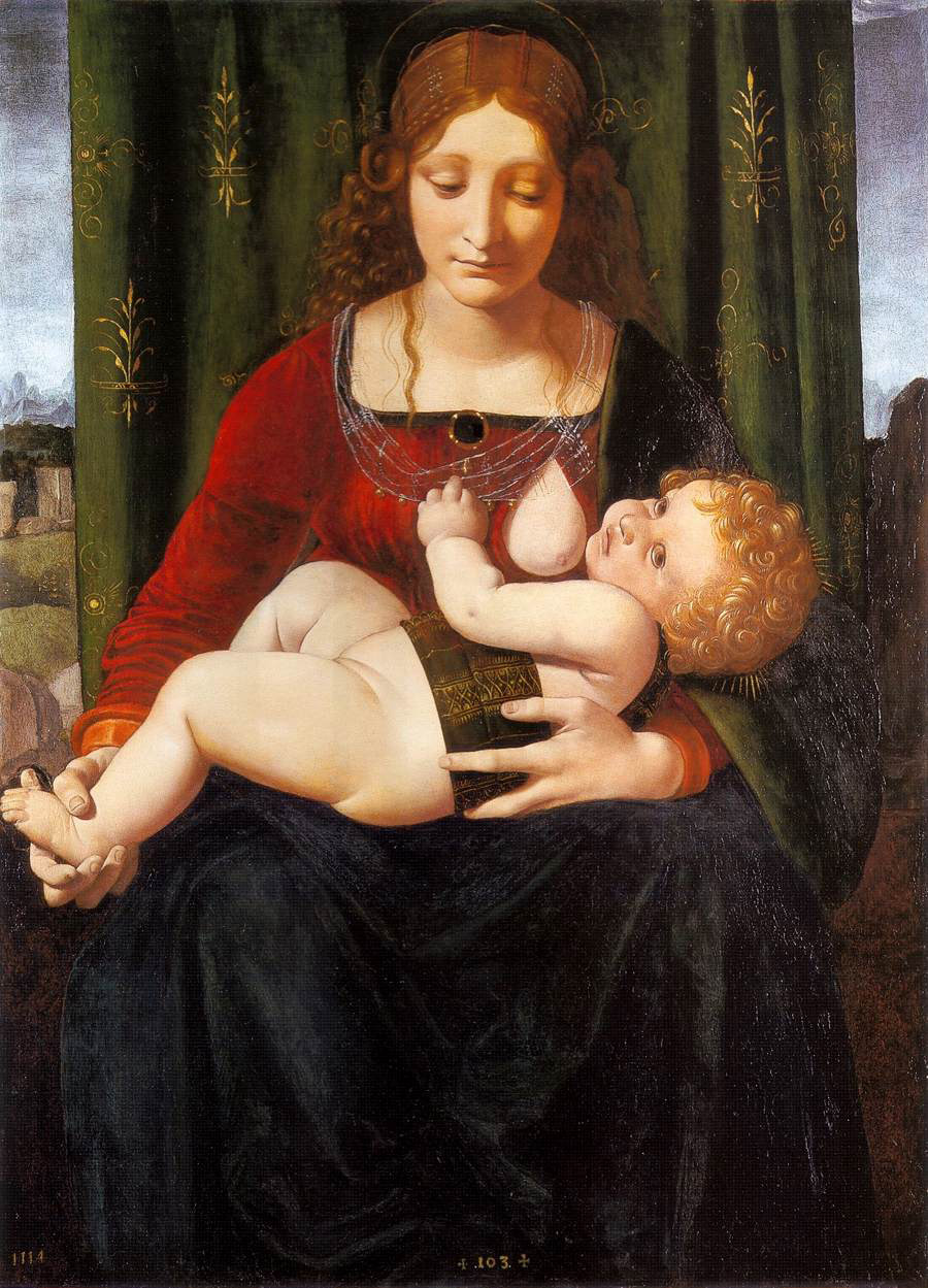 the virgin and child